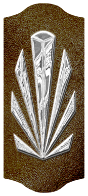 DARAY-C-602-SL-SH-BR Silver Sunburst Shimmer Brown